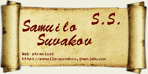 Samuilo Šuvakov vizit kartica